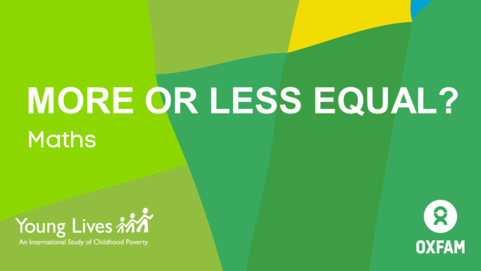More or less equal – Maths – Signposts for Global Citizenship
